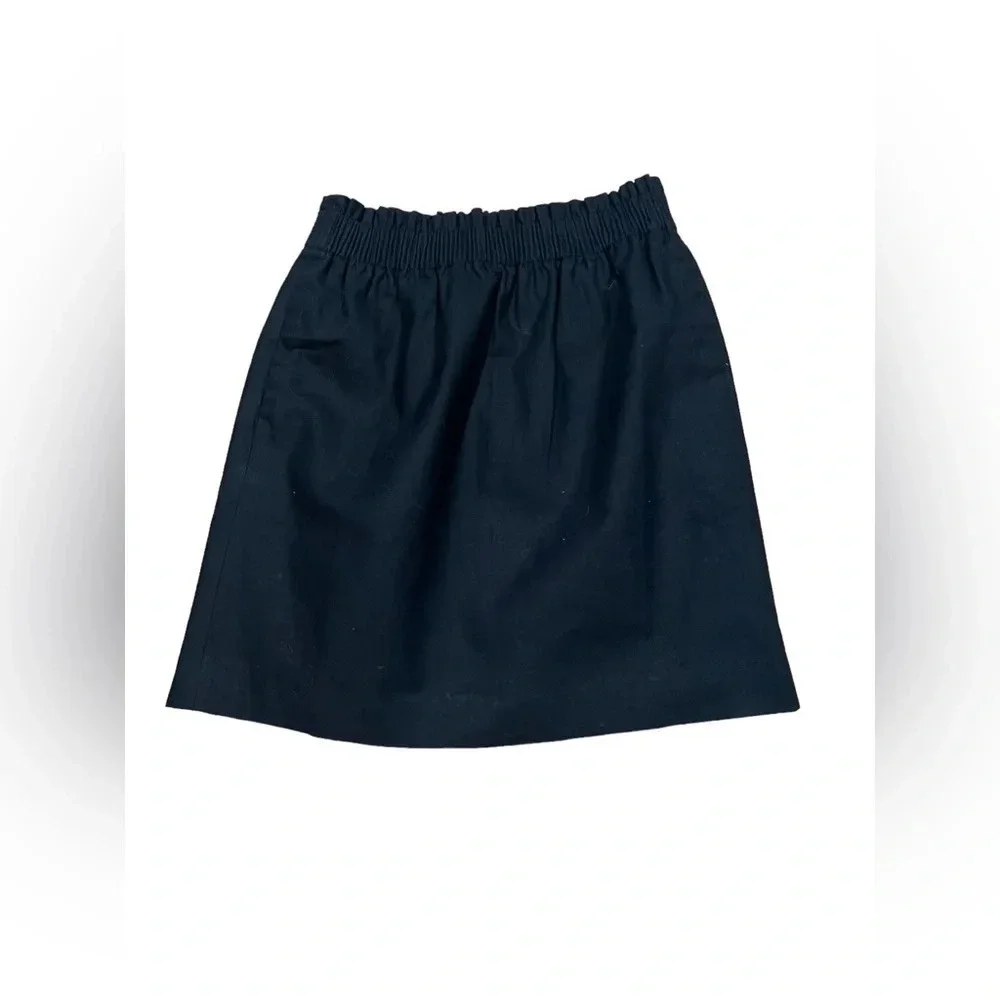 J crew Linen blend City skirt NWT Size 0 Waist 13” Length 18”